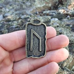 URUZ, KOVANÁ RUNA, AMULET - KOVANÉ ŠPERKY - ŠPERKY