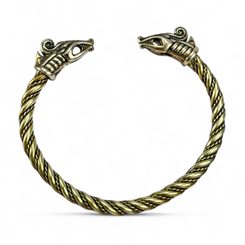 DREKI, VIKINGSKÝ DRAK, NÁRAMEK, MOSAZ - NÁRAMKY - ŠPERKY