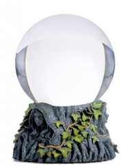 KŘIŠŤÁLOVÁ KOULE S PODSTAVCEM BOHYNĚ MATKY ZEMĚ - MAGICKÉ POMŮCKY - HOME DECOR