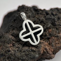 DIVOČÁK - KANEC, MASIVNÍ AMULET KANČÍ HLAVA BRONZ - PŘÍVĚSKY - ŠPERKY
