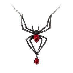 BLACK WIDOW, PAVOUK, NÁHRDELNÍK - NÁHRDELNÍKY - ŠPERKY