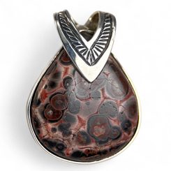 DRAGANA, JASPIS, STŘÍBRNÝ PŘÍVĚSEK, AG 925/1000 - PŘÍVĚŠKY S KAMENY, STŘÍBRO - STŘÍBRNÉ ŠPERKY