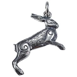 KELTSKÝ ZAJÍC, PŘÍVĚSEK, STŘÍBRO 925/1000 - PŘÍVĚSKY - STŘÍBRNÉ ŠPERKY