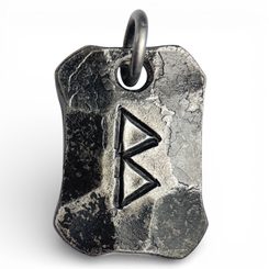BERKANO, KOVANÁ RUNA, AMULET - KOVANÉ ŠPERKY - ŠPERKY