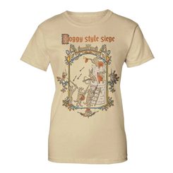 DOGGY STYLE SIEGE - STŘEDOVĚCÍ ZAJÍCI A PSI, TRIČKO DÁMSKÉ - TRIČKA DÁMSKÁ - MÓDA