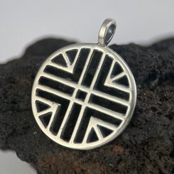 DIVOČÁK - KANEC, MASIVNÍ AMULET KANČÍ HLAVA BRONZ - PŘÍVĚSKY - ŠPERKY