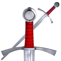 PRAG JEDNORUČNÍ MEČ, FULL TANG - STŘEDOVĚKÉ MEČE - ZBRANĚ