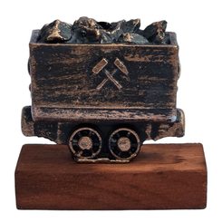 VELES, SLOVANSKÝ BŮH, SOŠKA UMĚLÝ KÁMEN, HNĚDÁ - SLOVANÉ, ČECHY, MORAVA - HOME DECOR