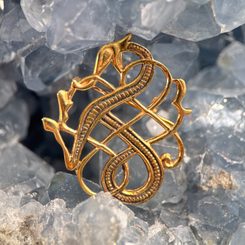 BROŽ VIKING, BRONZ, STYL URNES - BROŽE A KNOFLÍKY - ŠPERKY