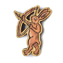 STŘEDOVĚKÝ PIN LEPUS ARMATUS - STŘEDOVĚKÉ POUTNICKÉ ODZNAKY - ŠPERKY