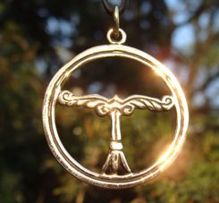 IRMINSUL, bronzový vikinský talisman