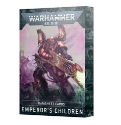DATASHEET CARDS: EMPEROR'S CHILDREN ENGLISH - WARHAMMER 40K - HRY A KNIHY