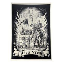 JAN ŽIŽKA, RUČNÍ PAPÍR, A3 - OBRAZY - HOME DECOR