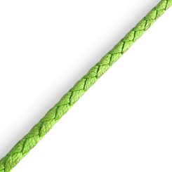 SPLÉTANÁ VOSKOVANÁ ŠŇŮRKA, BAVLNA 4 MM, 1 M - DOPLŇKY ŠPERKŮ - ŠPERKY