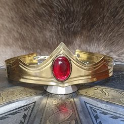 GRACIA - GOTICKÁ KORUNKA, MOSAZ, SKLO - KORUNKY - ŠPERKY