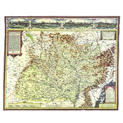 KOMENSKÉHO MAPA MORAVY, RUČNÍ PAPÍR - PLAKÁTY - HOME DECOR