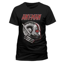 ANTMAN - MRAVENČÍ MUŽ, PROFIL, TRIČKO ČERNÉ, UNISEX - RŮZNÉ FILMY A HRY - HOME DECOR