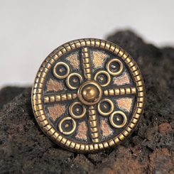 SLUNEČNÍ KRUH, OPPIDUM ZÁVIST, PŘÍVĚŠEK, BRONZ - PŘÍVĚSKY - ŠPERKY