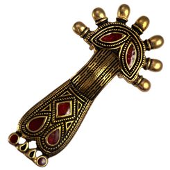 MEROVEJSKÁ BROŽ, BRONZ, KENT - BROŽE A KNOFLÍKY - ŠPERKY