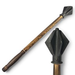 HUSITSKÝ PALCÁT, STŘEDNÍ EVROPA, 15. STOLETÍ, OMOTANÝ KŮŽÍ - PALCÁTY - ZBRANĚ