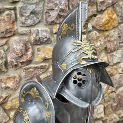 PŘILBA VIKING DE LUXE, DĚTSKÁ HELMA, HLINÍK - DĚTSKÁ ZBROJ - ZBROJE