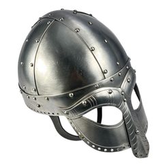 ARNGRIM, HONOSNÁ VIKINGSKÁ PŘILBA ZDOBENÁ MOSAZÍ - VIKINSKÉ PŘILBY - ZBROJE