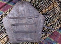 NÁTEPNÍKY NA CELÉ PŘEDLOKTÍ - HNĚDÉ - KOŽENÁ ZBROJ - ZBROJE