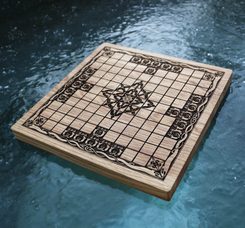 HNEFTAFL - TAFL, VIKINGSKÁ STOLNÍ HRA - HRACÍ PLOCHA - VIKINSKÉ DESKOVÉ HRY - HRY A KNIHY