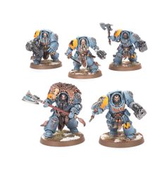 WARHAMMER 40K: SPACE WOLVES - WOLF GUARD TERMINATORS - WARHAMMER 40K - HRY A KNIHY