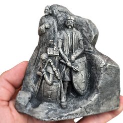 JAN ŽIŽKA NA KONI, MINIATURA - SLOVANÉ, ČECHY, MORAVA - HOME DECOR