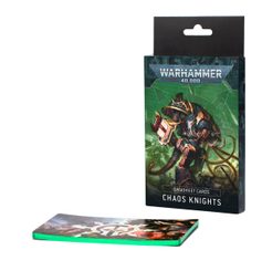 DATASHEET CARDS: CHAOS KNIGHTS ENGLISH - WARHAMMER 40K - HRY A KNIHY