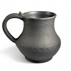 HRNEK ZELENÝ BACULATÝ 0,6L - HISTORICKÁ KERAMIKA - STOLOVÁNÍ