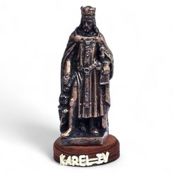 KAREL IV., MINIATURA - SLOVANÉ, ČECHY, MORAVA - HOME DECOR