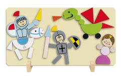 MAGNETICKÉ PUZZLE RYTÍŘI - DĚTSKÉ HRAČKY - HRY A KNIHY