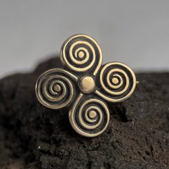 SLUNEČNÍ BROŽ, DOBA HALŠTATSKÁ - BROŽE A KNOFLÍKY - ŠPERKY