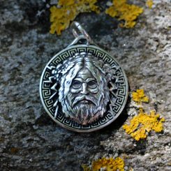 ZEUS, řecký Bůh, přívěšek stříbro 925