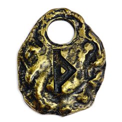 THURISAZ - RUNOVÝ AMULET, STAROMOSAZ - RUNY - ŠPERKY