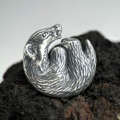 JEZEVEC, PŘÍVĚŠEK, BRONZ - PŘÍVĚSKY - ŠPERKY