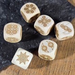 FARKLE HRACÍ KOSTKY S KELÍMKEM, KINGDOM COME: DELIVERANCE, OFICIÁLNÍ MERCH - KINGDOM COME: DELIVERANCE II