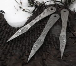 MUNINN leptané vrhací nože - 3 kusy