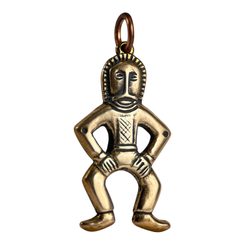 MUŽ Z POKLADU MARTYNIVKA, BRONZ, PŘÍVĚŠEK - PŘÍVĚSKY - ŠPERKY