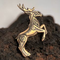 FIANNA, KELTSKÝ JELEN, BRONZOVÝ NÁRAMEK - NÁRAMKY - ŠPERKY
