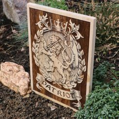 BOHEMIA PATRIOT NÁSTĚNNÁ DEKORACE - DŘEVĚNÉ OBRAZY - HOME DECOR