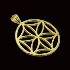 SVARGA, slovanský amulet, 14k zlato