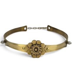Couronne médiévale pour femme en laiton
