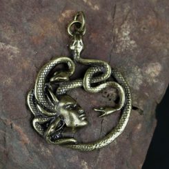 SLOVANSKÝ VLK AMULET ZINEK STAROMOSAZ - SLOVANSKÉ AMULETY - ŠPERKY