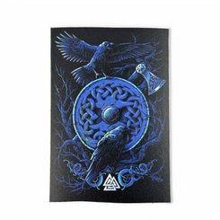 HUGINN A MUNINN, MAGNETKA, 57X80 MM - MAGNETY - HRY A KNIHY