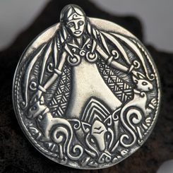 FREYA VIKINSKÝ STŘÍBRNÝ PŘÍVĚSEK, AG 925, 18G - PŘÍVĚSKY - STŘÍBRNÉ ŠPERKY