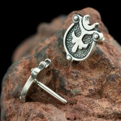 OPASKOVÝ NÝTEK, RANÝ STŘEDOVĚK STŘÍBRO 925 - SPONY A KOVÁNÍ - SEDLÁŘSTVÍ