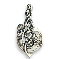 MAC TÍRE, KELTSKÝ VLK, STŘÍBRNÝ PŘÍVĚSEK, AG 925 - PŘÍVĚSKY - STŘÍBRNÉ ŠPERKY